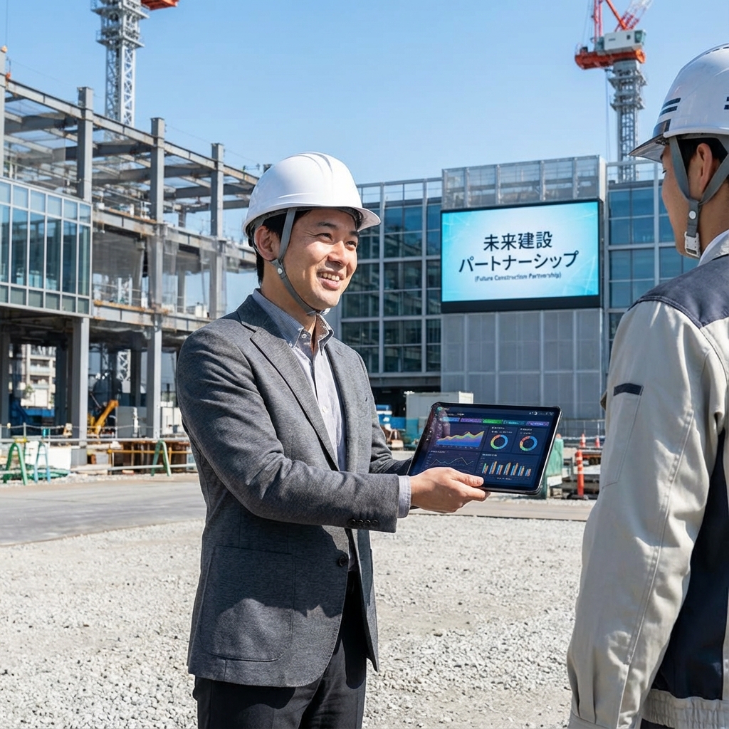 建設DXの伴走イメージ